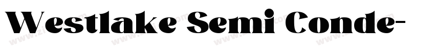 Westlake Semi Conde字体转换
